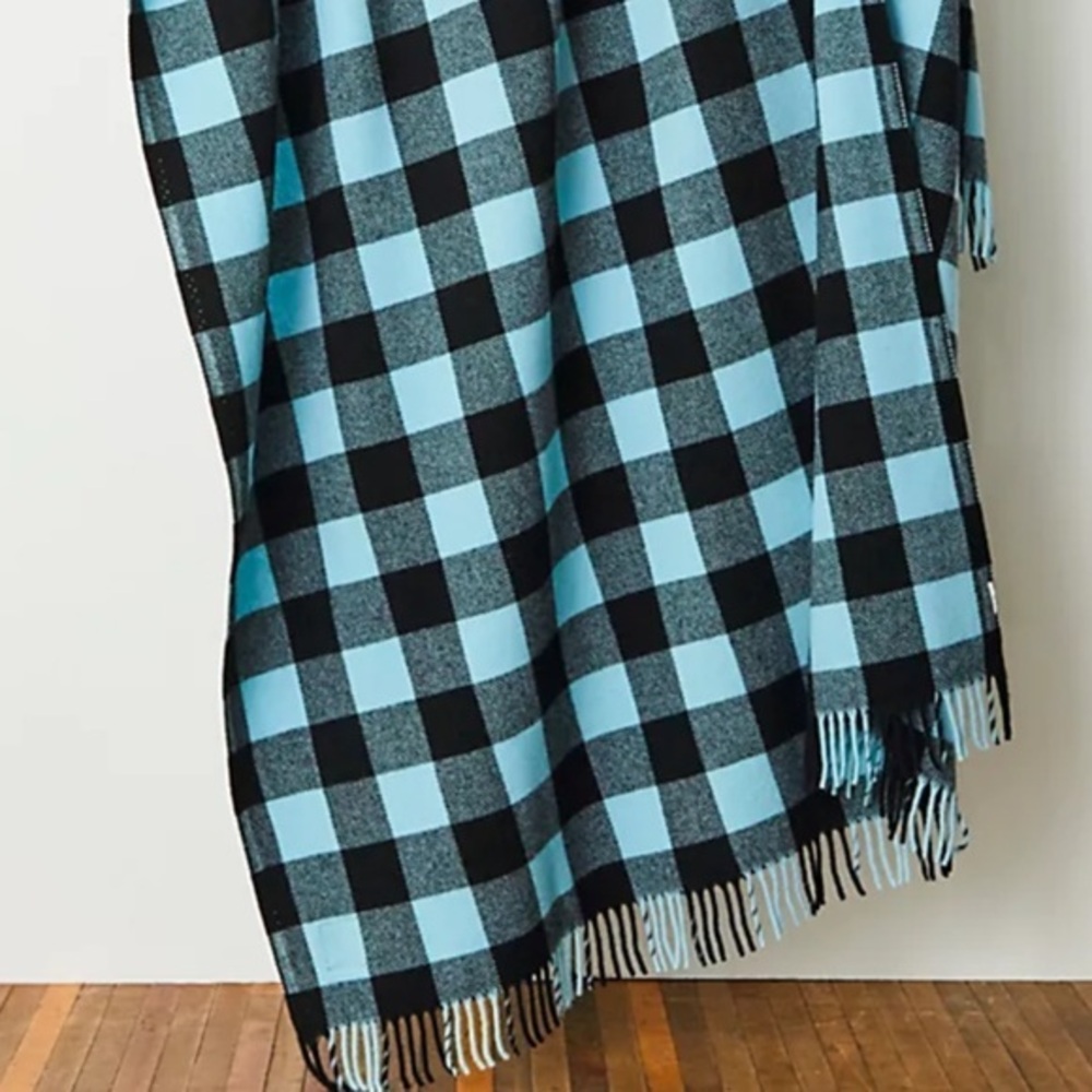 New🌟Free people-Faribault Buffalo Check Wool Throw